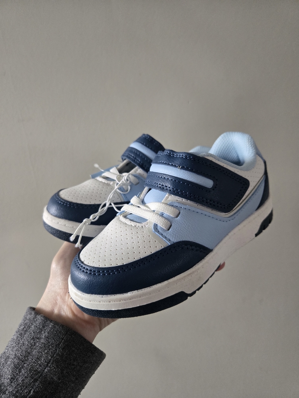 Kids Blue and Navy Athletic Sneakers - Comfortable Everyday Shoes NWT